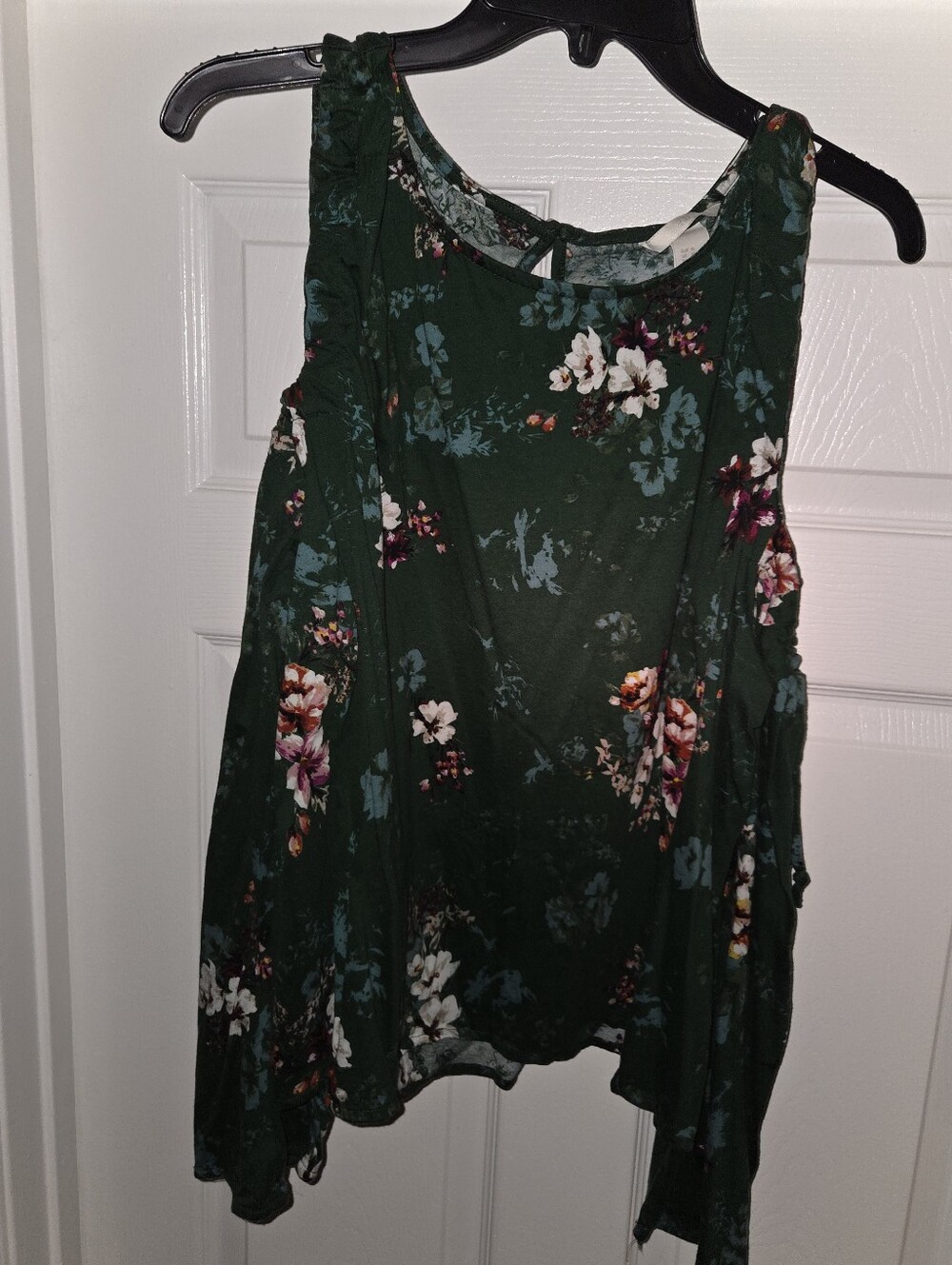 H&M Floral Cold Shoulder Blouse